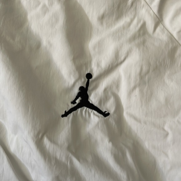 EUC Men’s Jordan Aj 3 Retro Black/White/Red Lightweight 1/2 Zip Jacket Size XXL - Picture 4 of 10